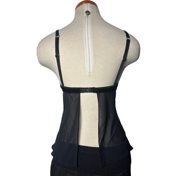 Victoria Secret sheer velvet print cami small - Picture 3 of 7